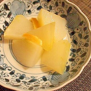 素朴☆白だしで冬瓜の煮物